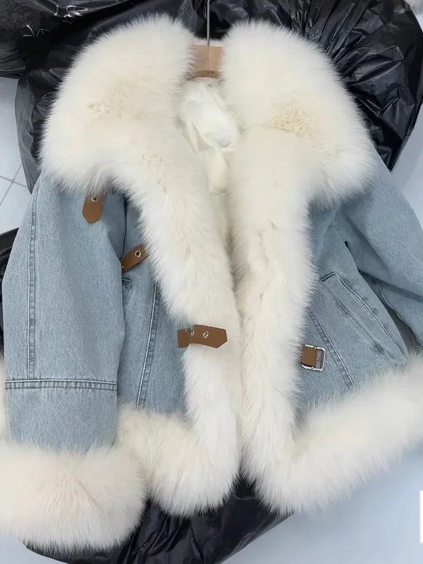 Virale Jeans - Felljacke